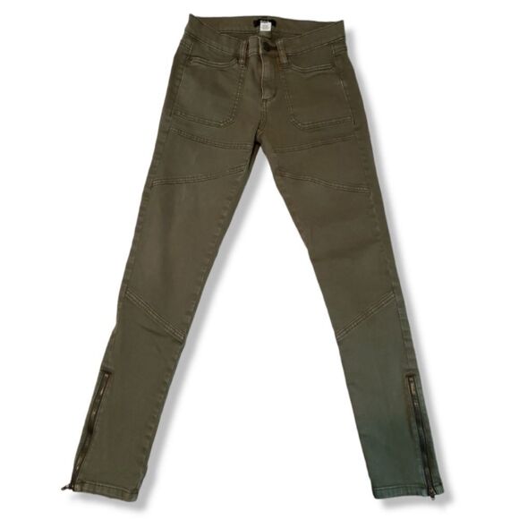 BDG Pants Size 24 Women's Urban Outfitters Skinny Leg Pants Ankle Zip Casual - Picture 1 of 9